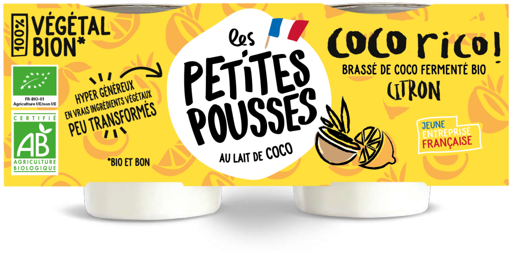 Brassé végétal coco citron bio